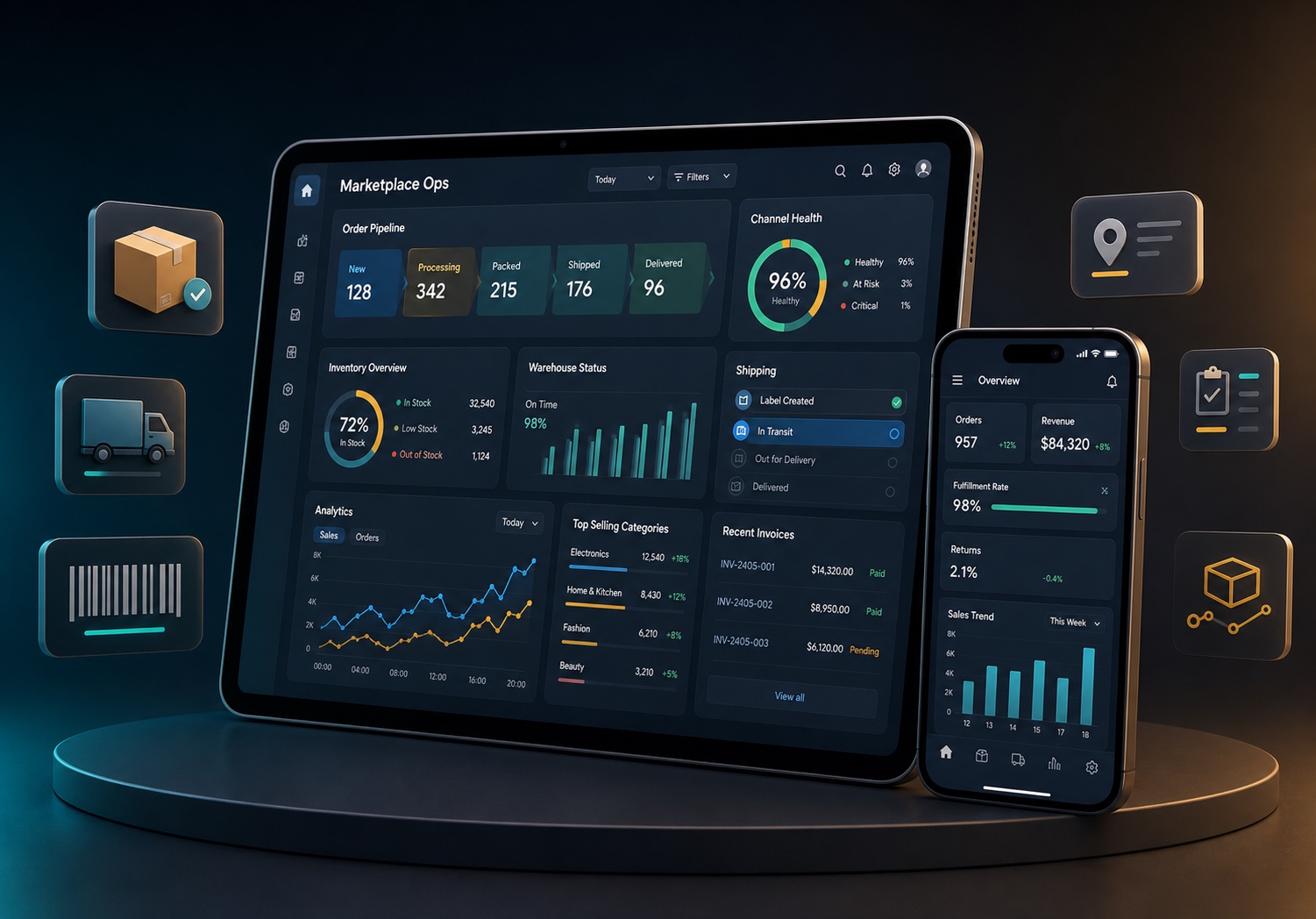 Marketplace Ops proje görseli